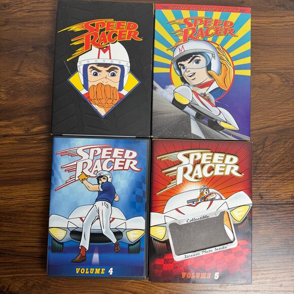 Speed Racer Collectors Edition Volume 1 2 4 5 DVD Lot - Picture 1 of 6